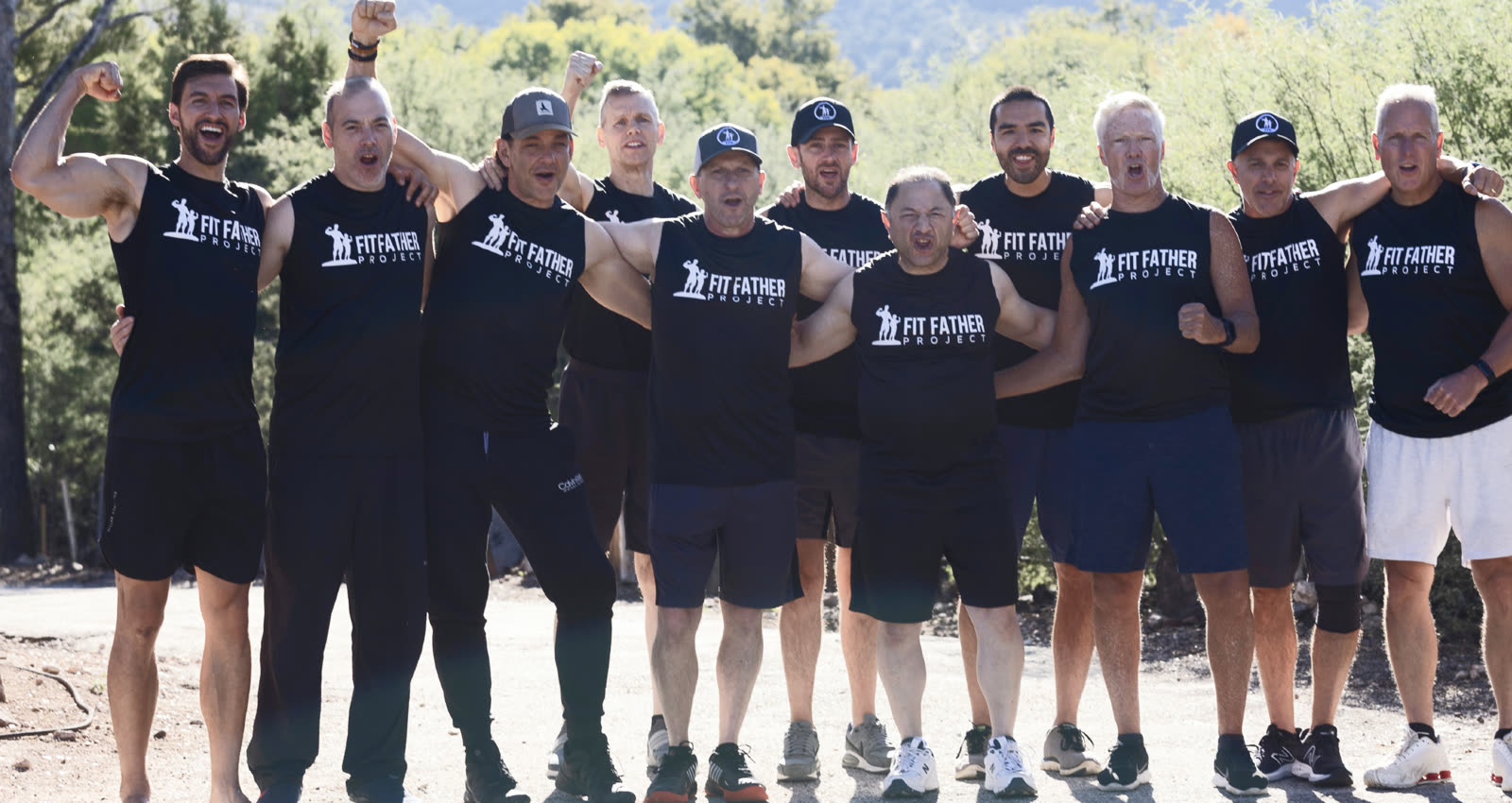 Twelve Fit Father members together after a workout