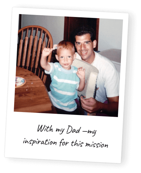Dr. Anthony Balduzzi as a boy with his father