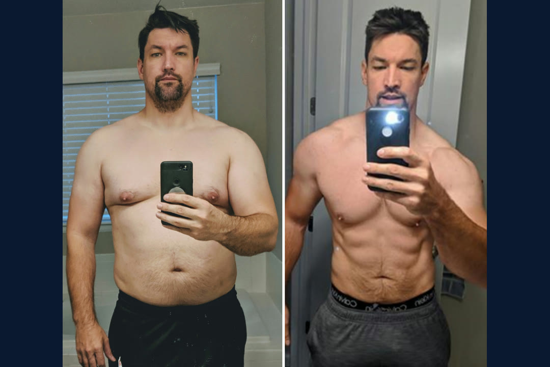 Cliff J. before and after